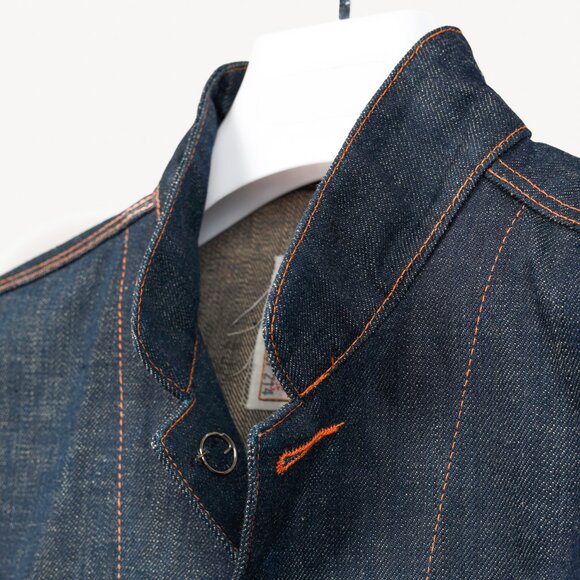 Levi's x Visionaire No. 31 Blue Limited Edition Denim One-Pocket Sack Coat - Picture 4 of 12